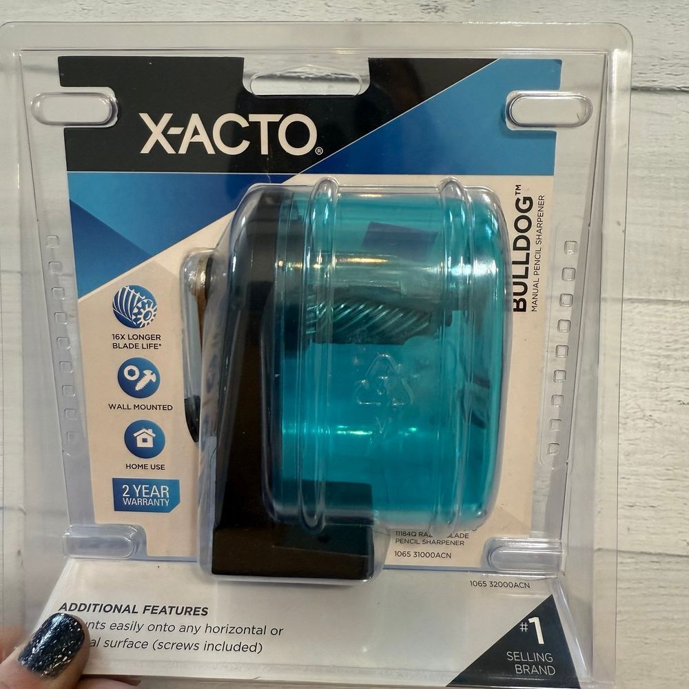Xacto Bulldog wall mount manual pencil sharpener‎ NEW